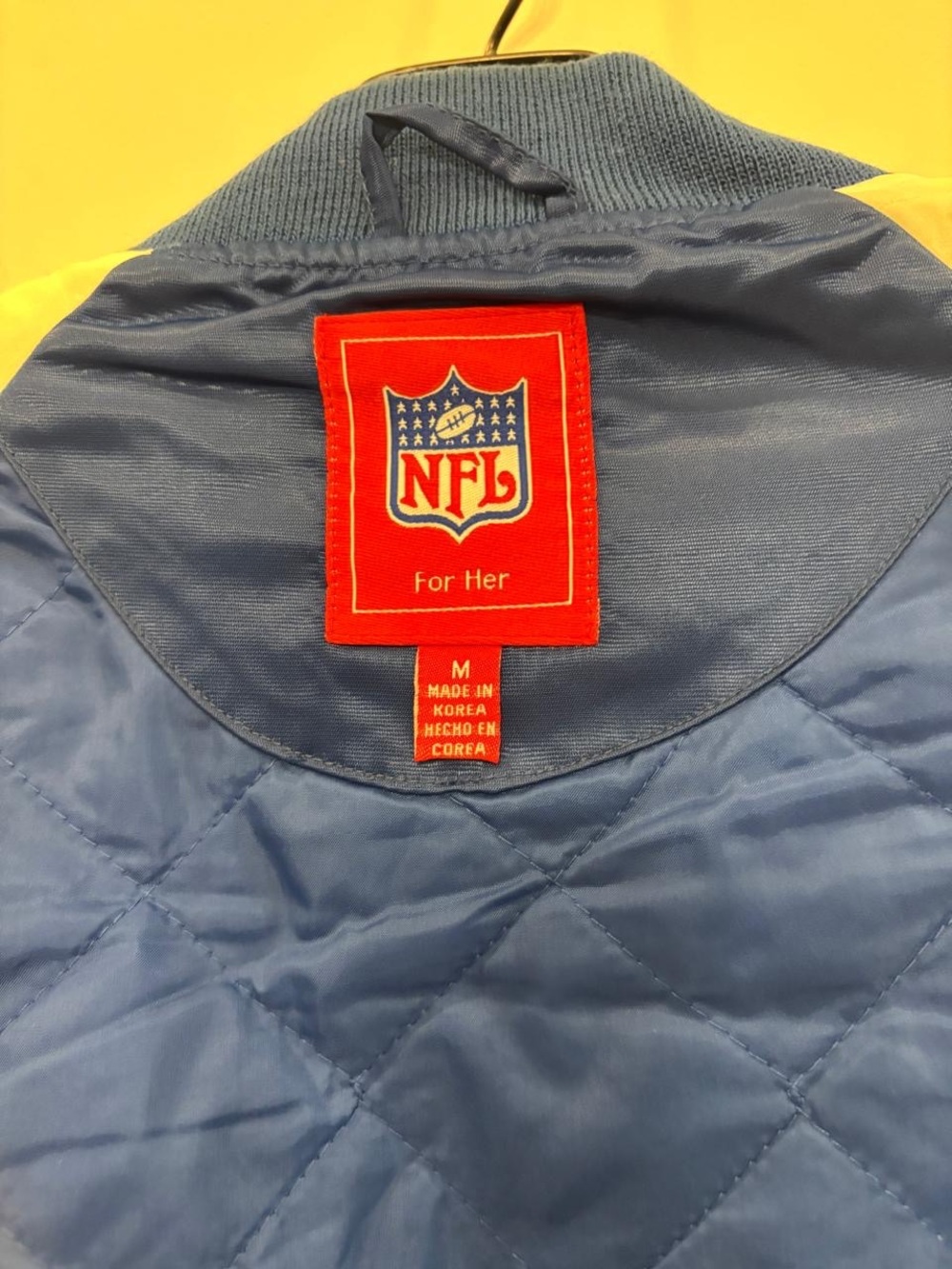 NFL For Her Super Bowl XXIX Women’s Satin Varsity Jacket Size M - #A06 - Picture 3 of 8